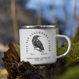 Raven's Wing Coffee Co. Enamel Mug