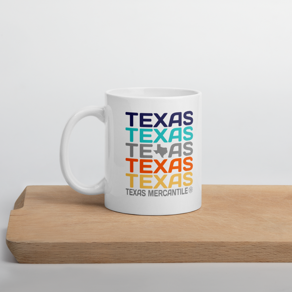 Texas Stacked Coffee Mug