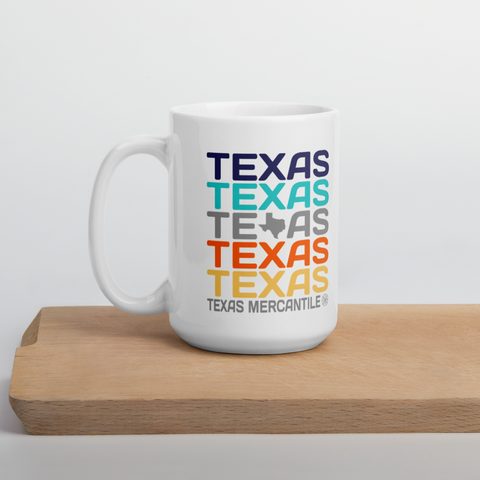Texas Stacked Coffee Mug