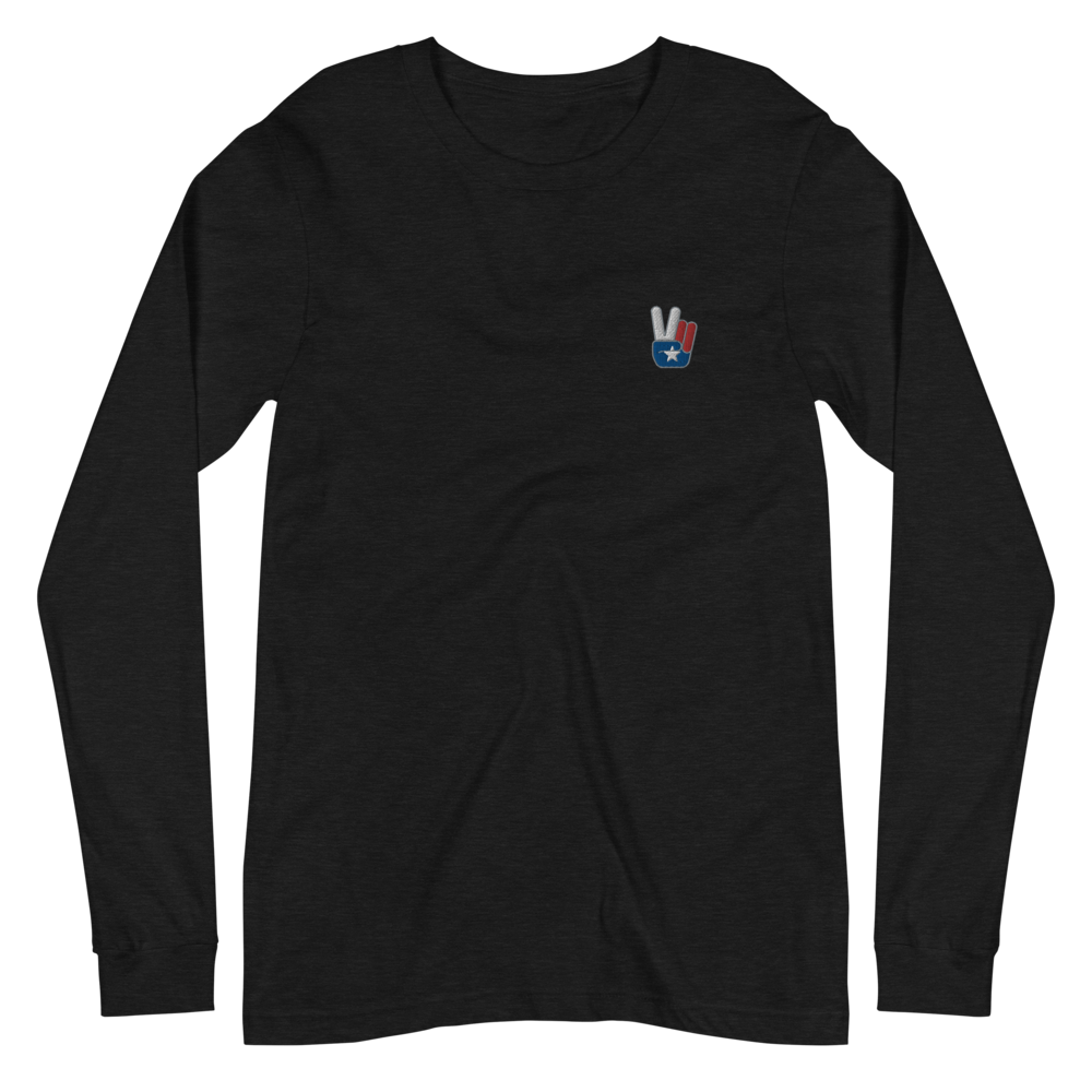 Peace, Texas Embroidered Long Sleeve