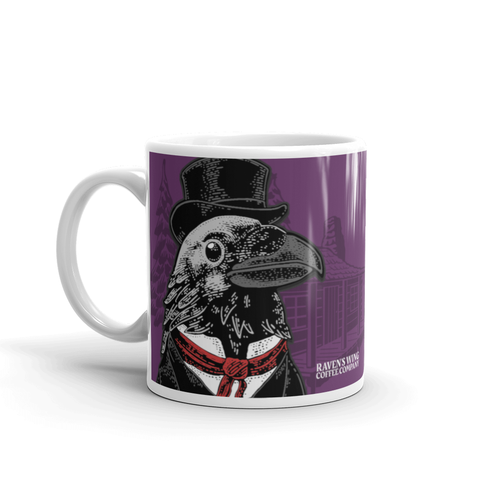 Raven's Wing Wake Up Mug (Colonneh Darkest Roast)