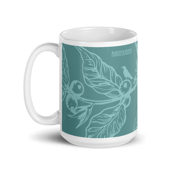 Raven's Wing Coffee Bean Mug